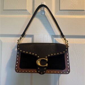 Stylish Black and Brown Handbag